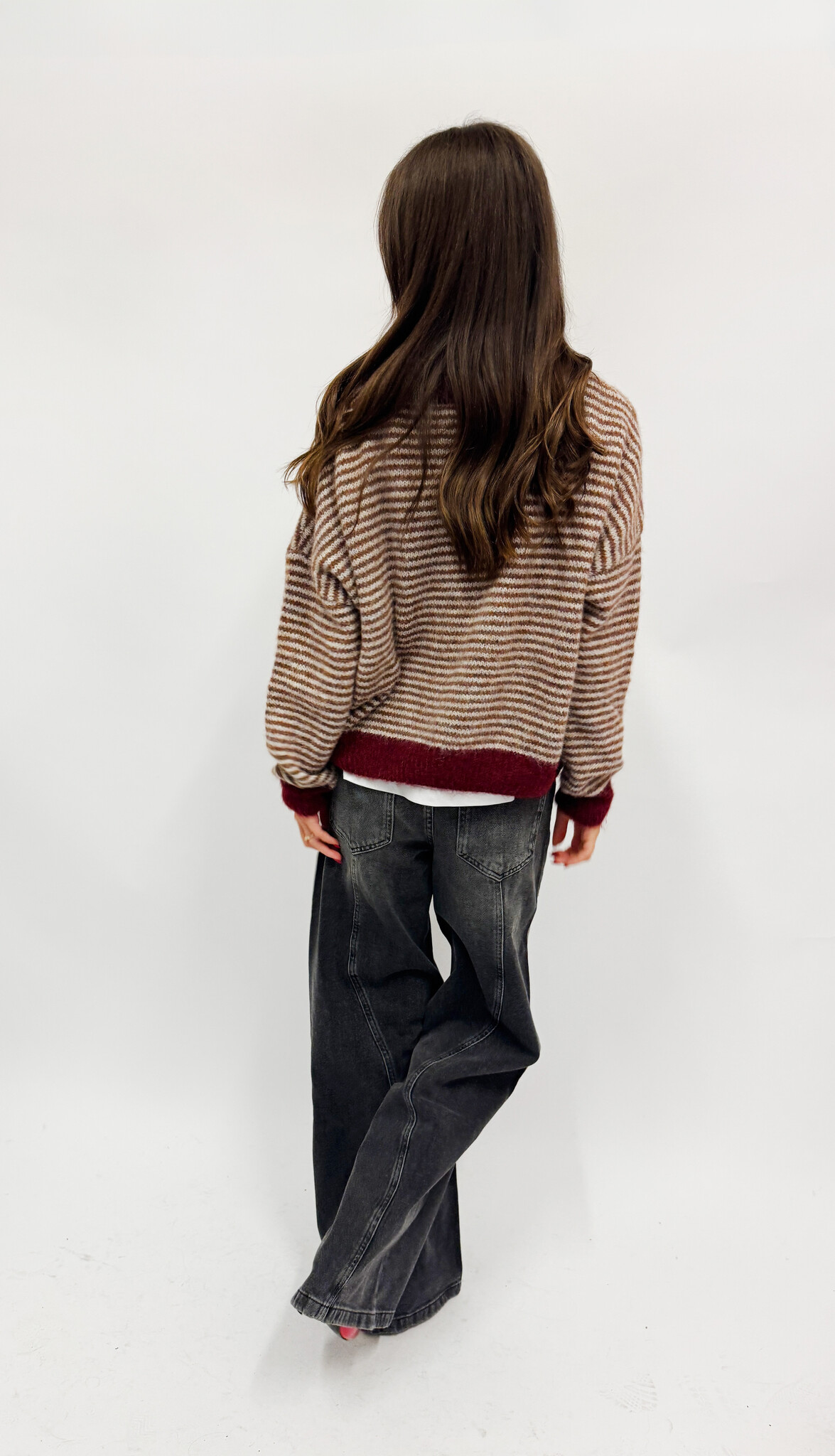 MM Lennie Sweater Stripes TU Brown