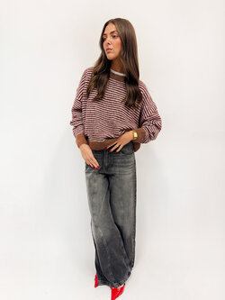 MM Copy of Lennie Sweater Stripes TU Beige Pink