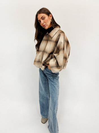 MM Viv Bomber Jacket Butterfly Brown TU