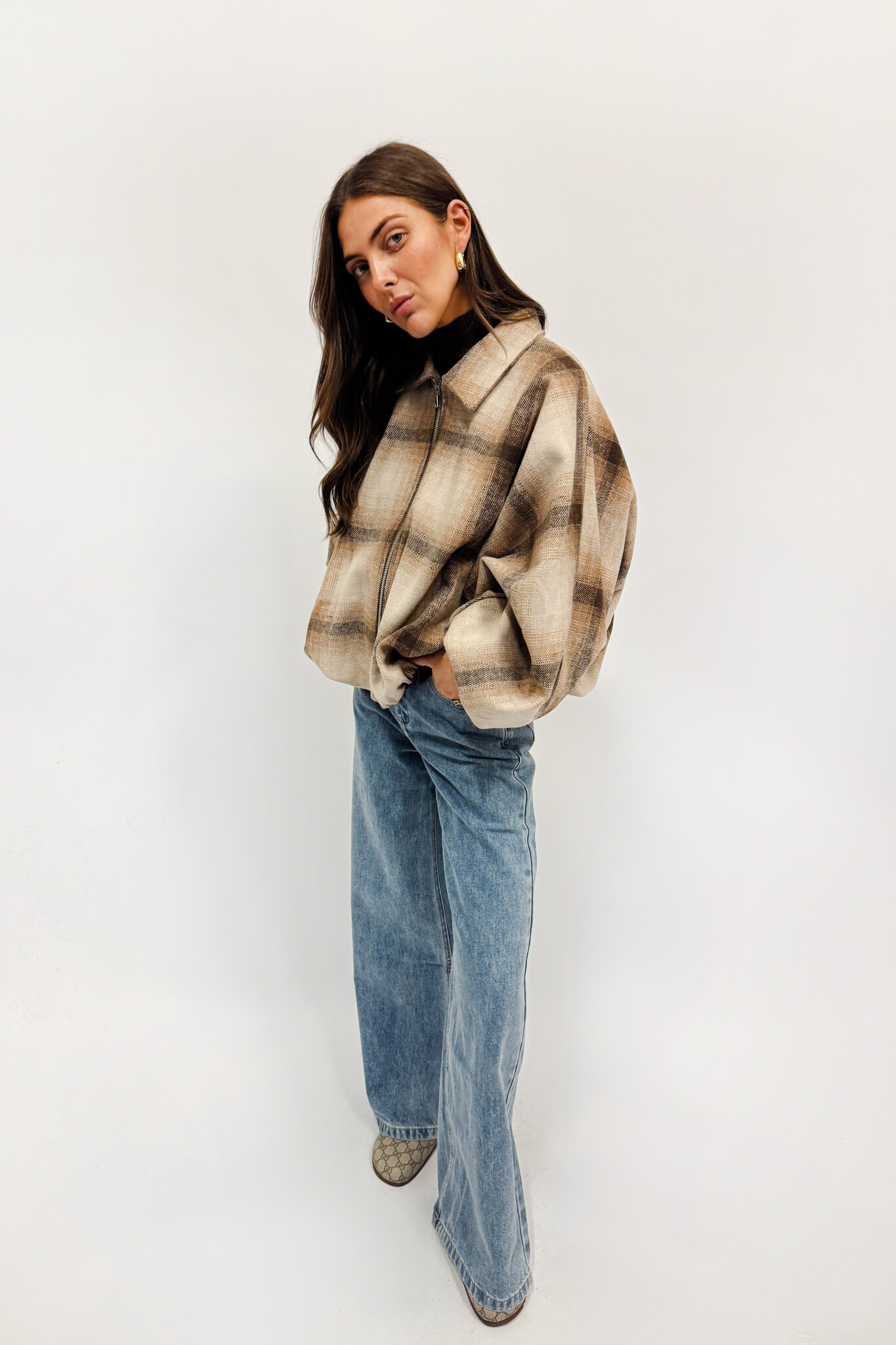 MM Viv Bomber Jacket Butterfly Brown TU