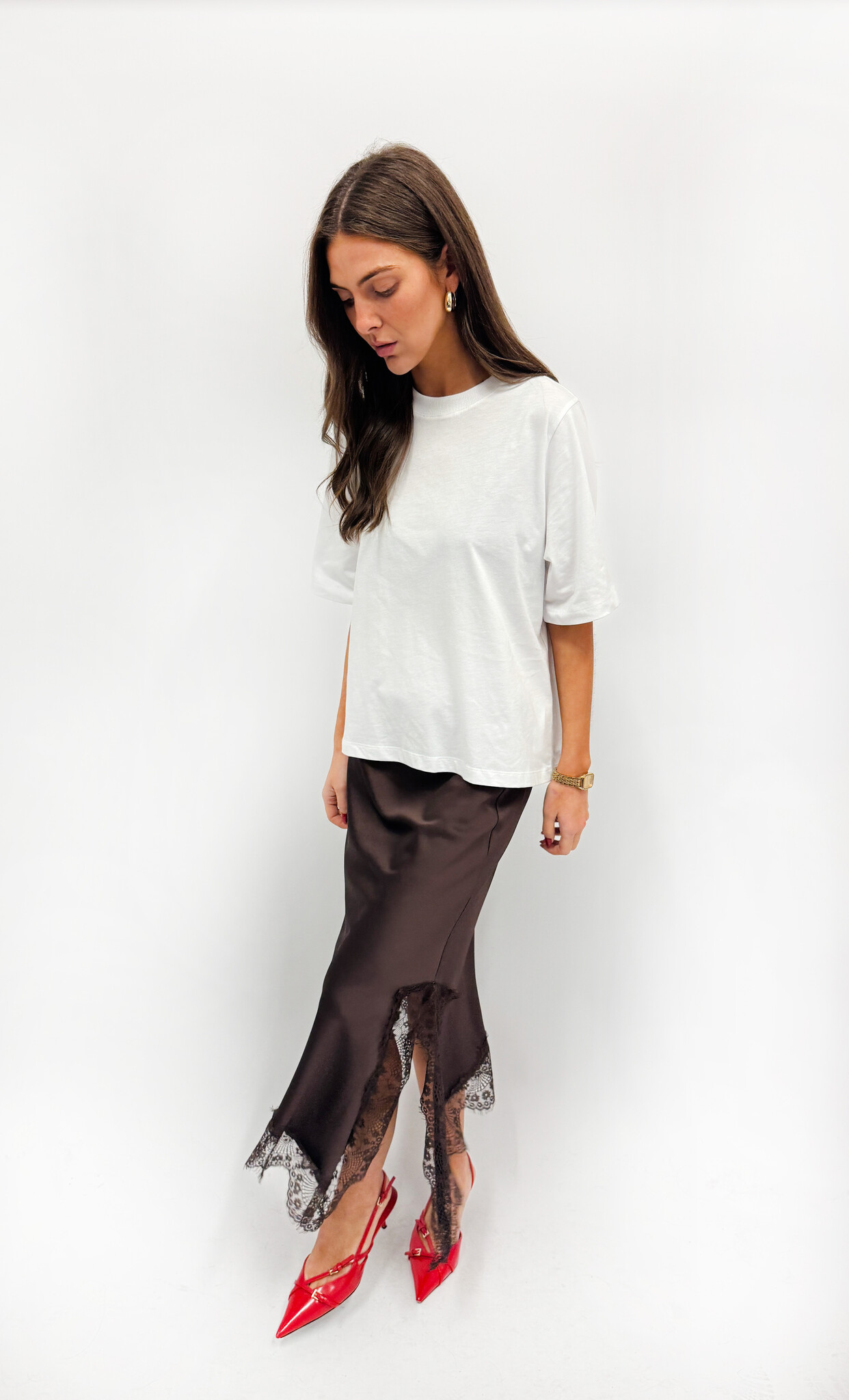 MM Sophie Skirt Lace Brown