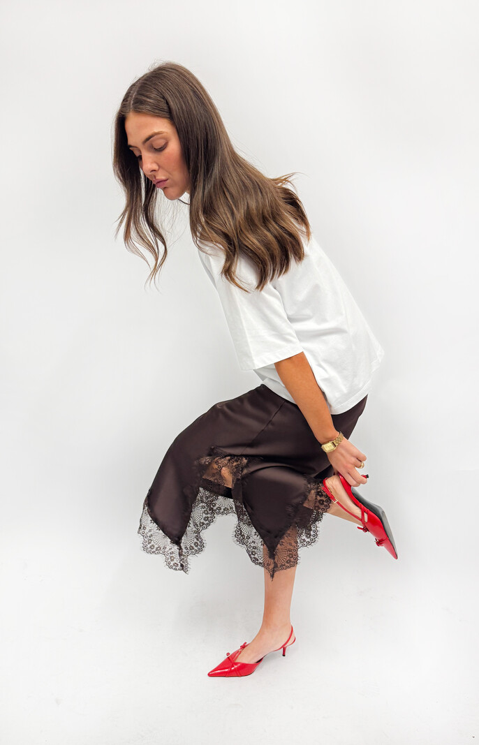 MM Sophie Skirt Lace Brown