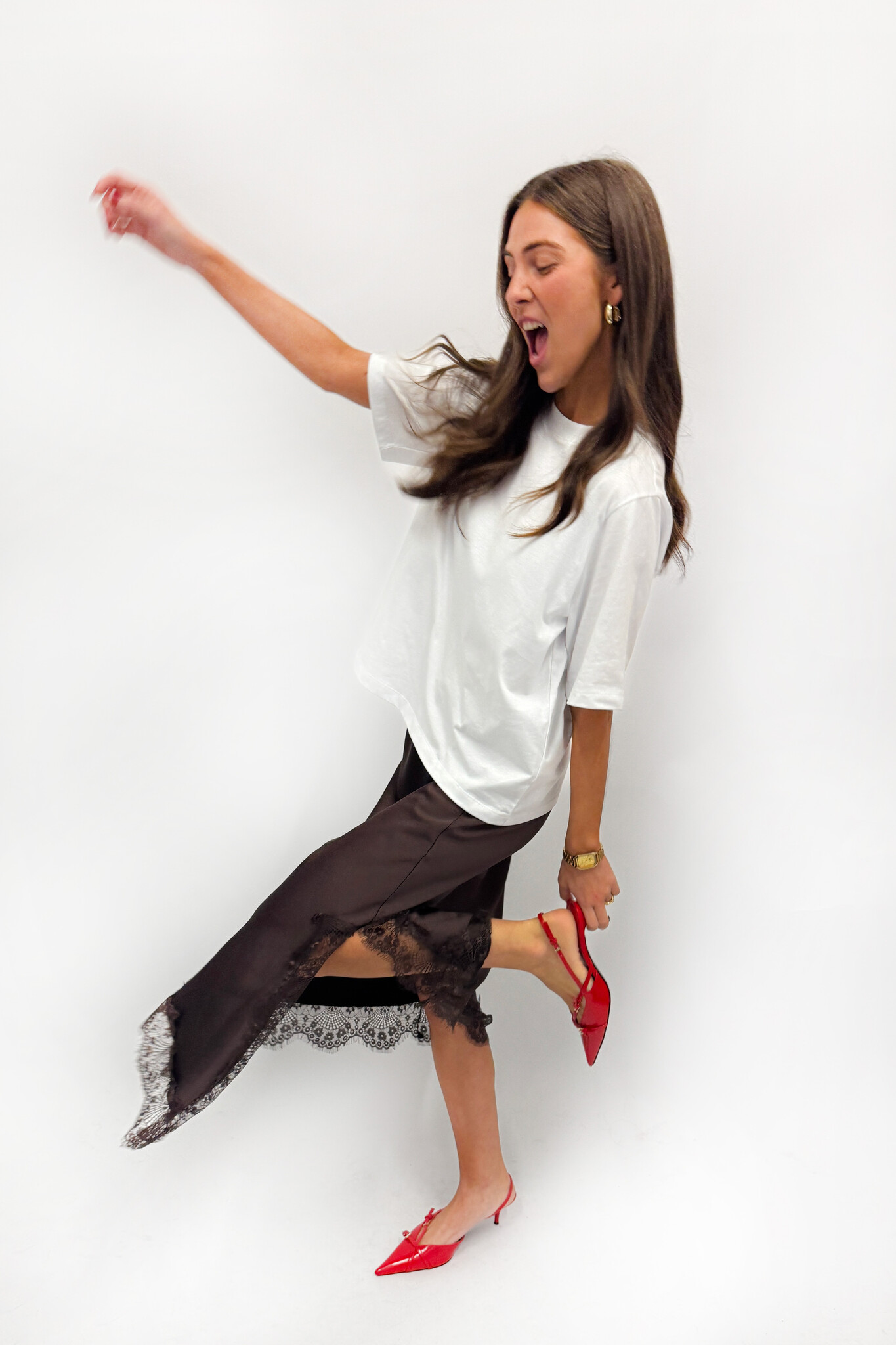 MM Sophie Skirt Lace Brown