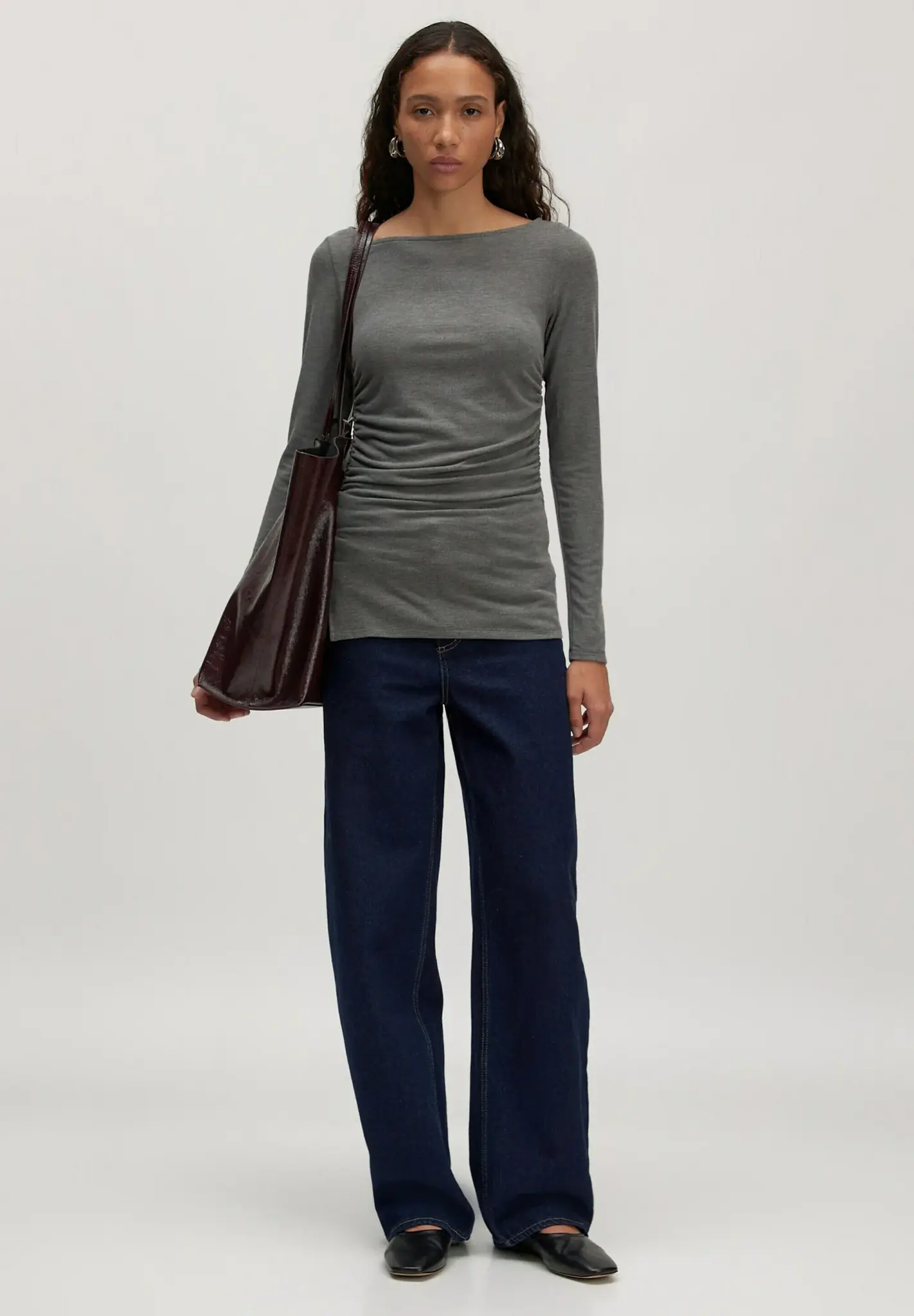 EDITED Imelda Longsleeve Dark Grey Mel