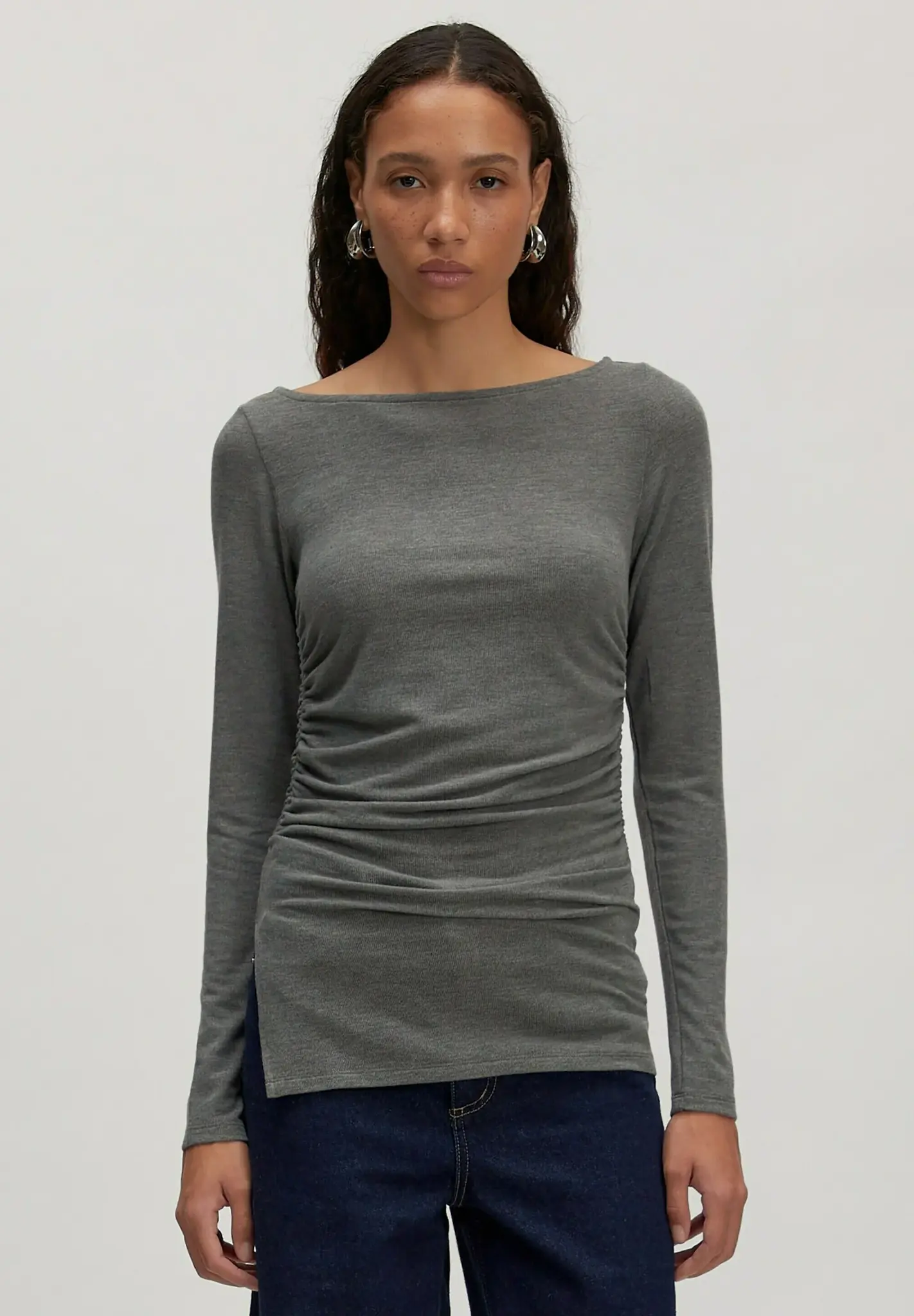 EDITED Imelda Longsleeve Dark Grey Mel