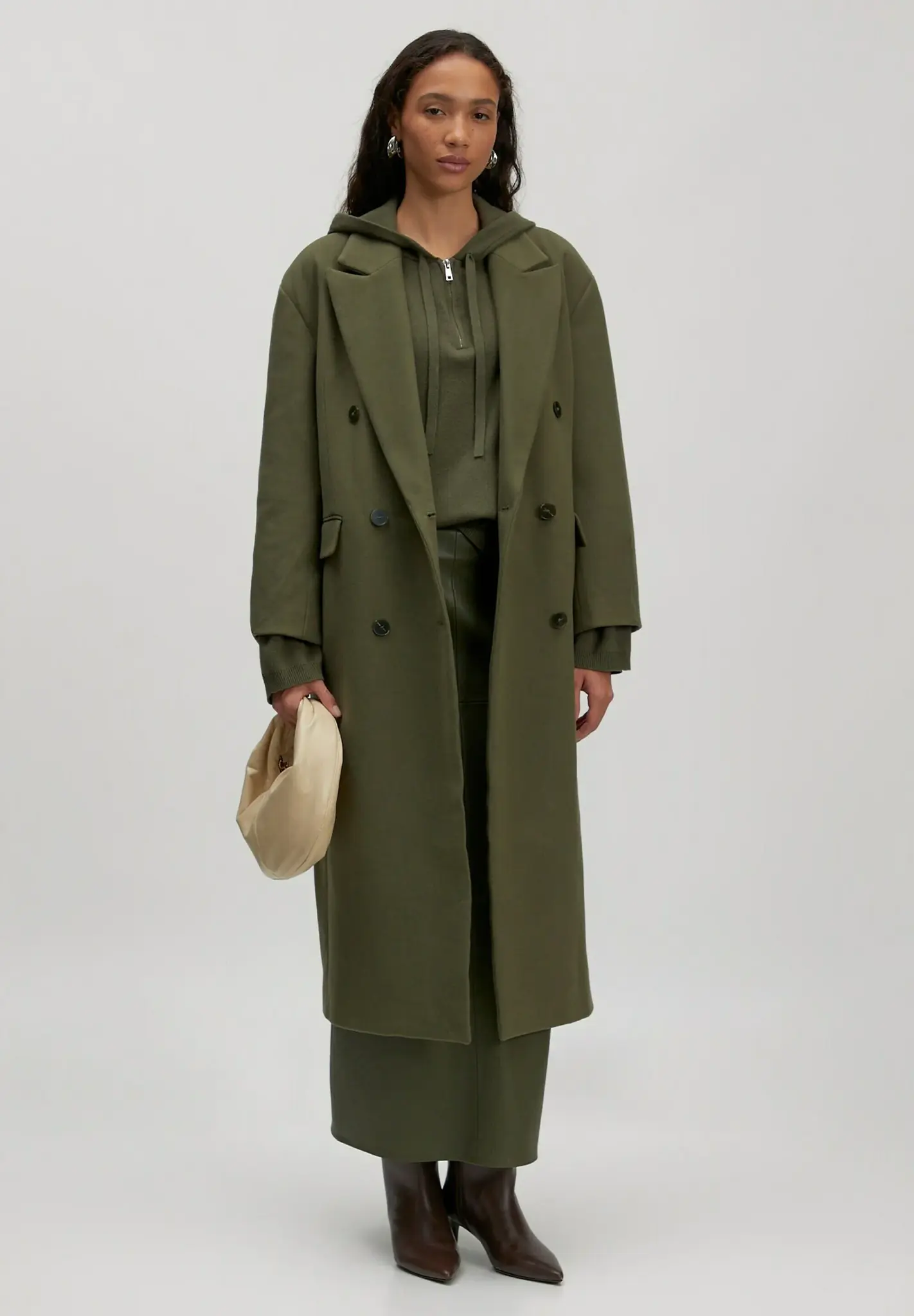 EDITED Leana Coat Grape Leaf