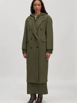 EDITED Leana Coat Grape Leaf