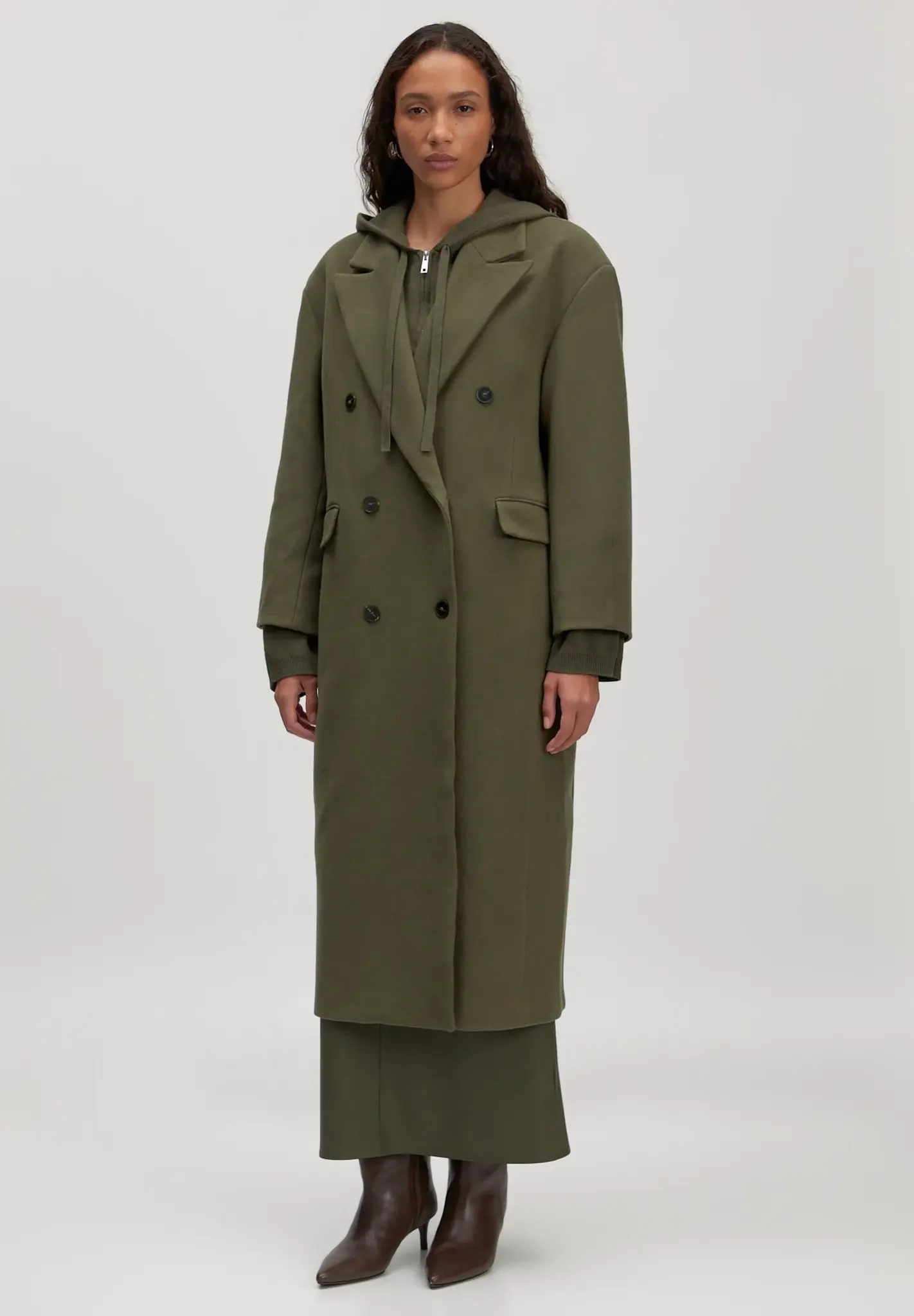 EDITED Leana Coat Grape Leaf