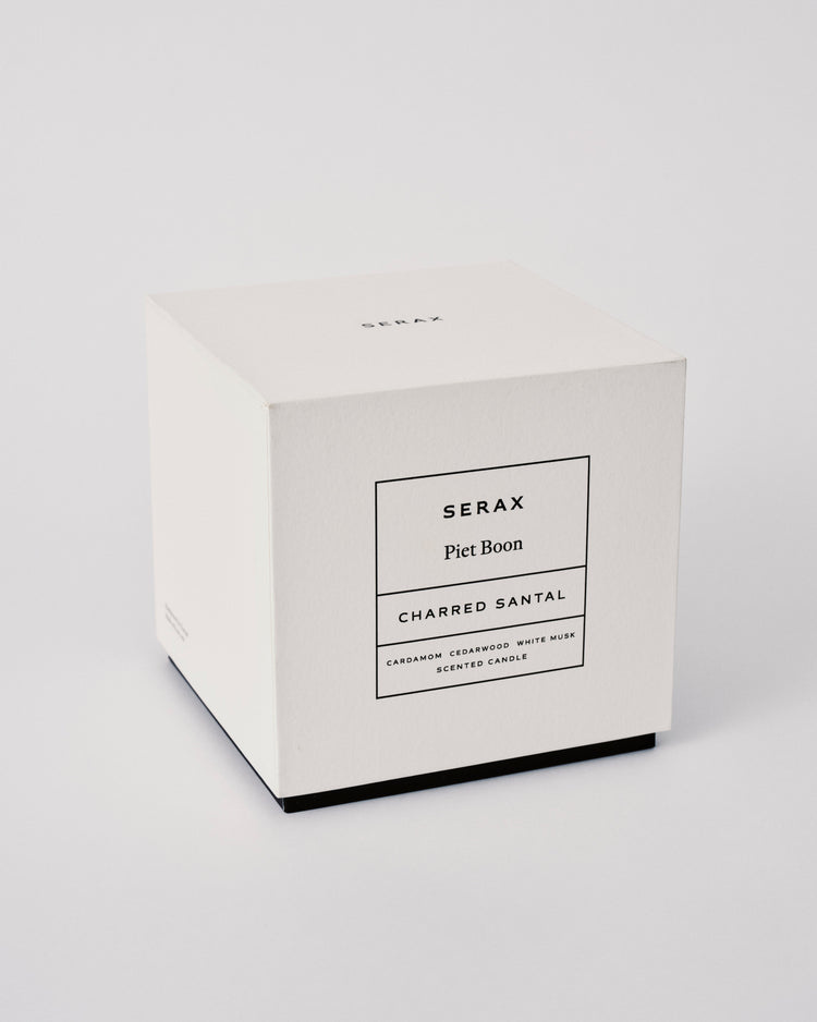 serax Scented candle L gold Charred Santal