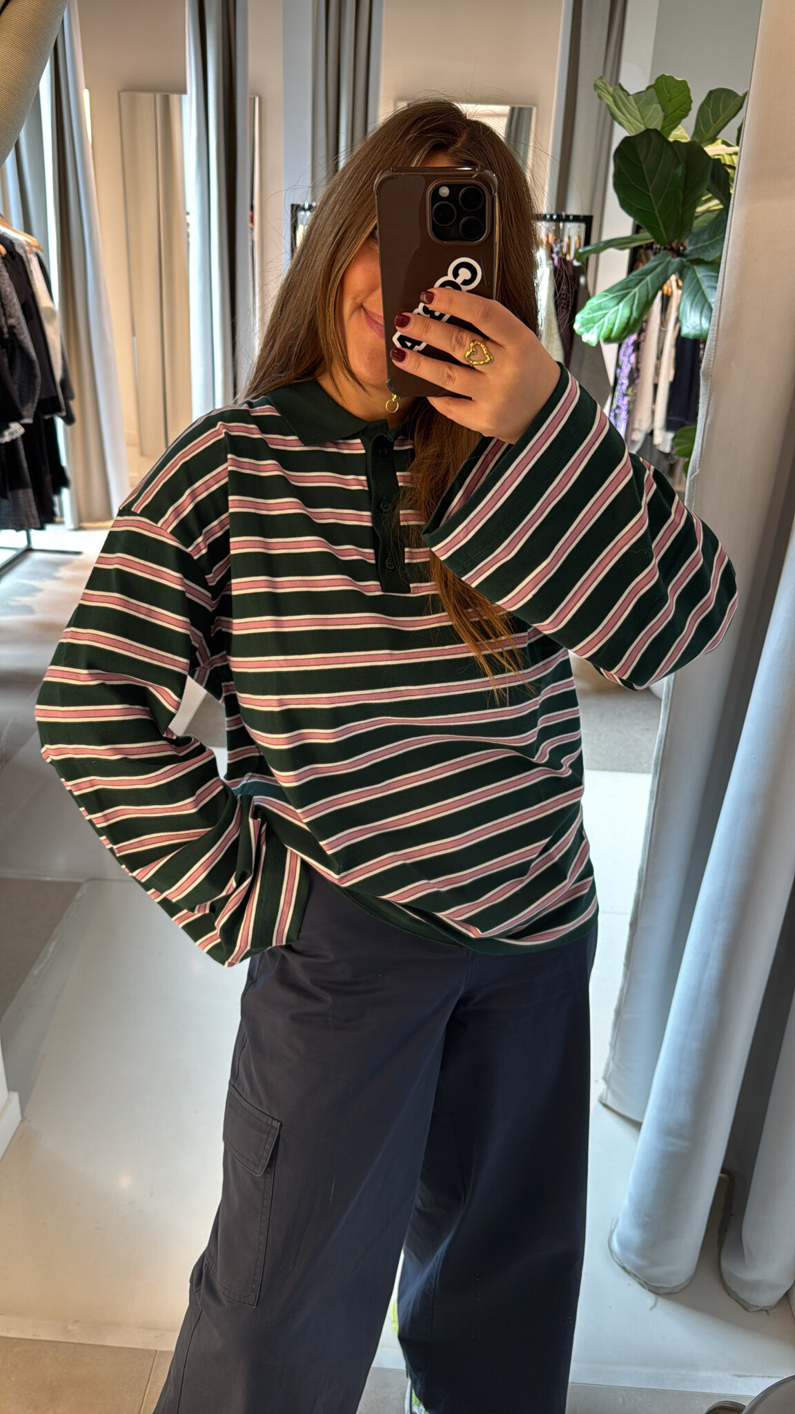 EDITED Cindy Longsleeve Pink Green