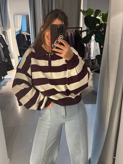 MM Rapha Polo Burgundy White