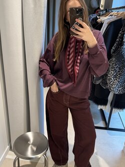 MM Jones Pants Burgundy