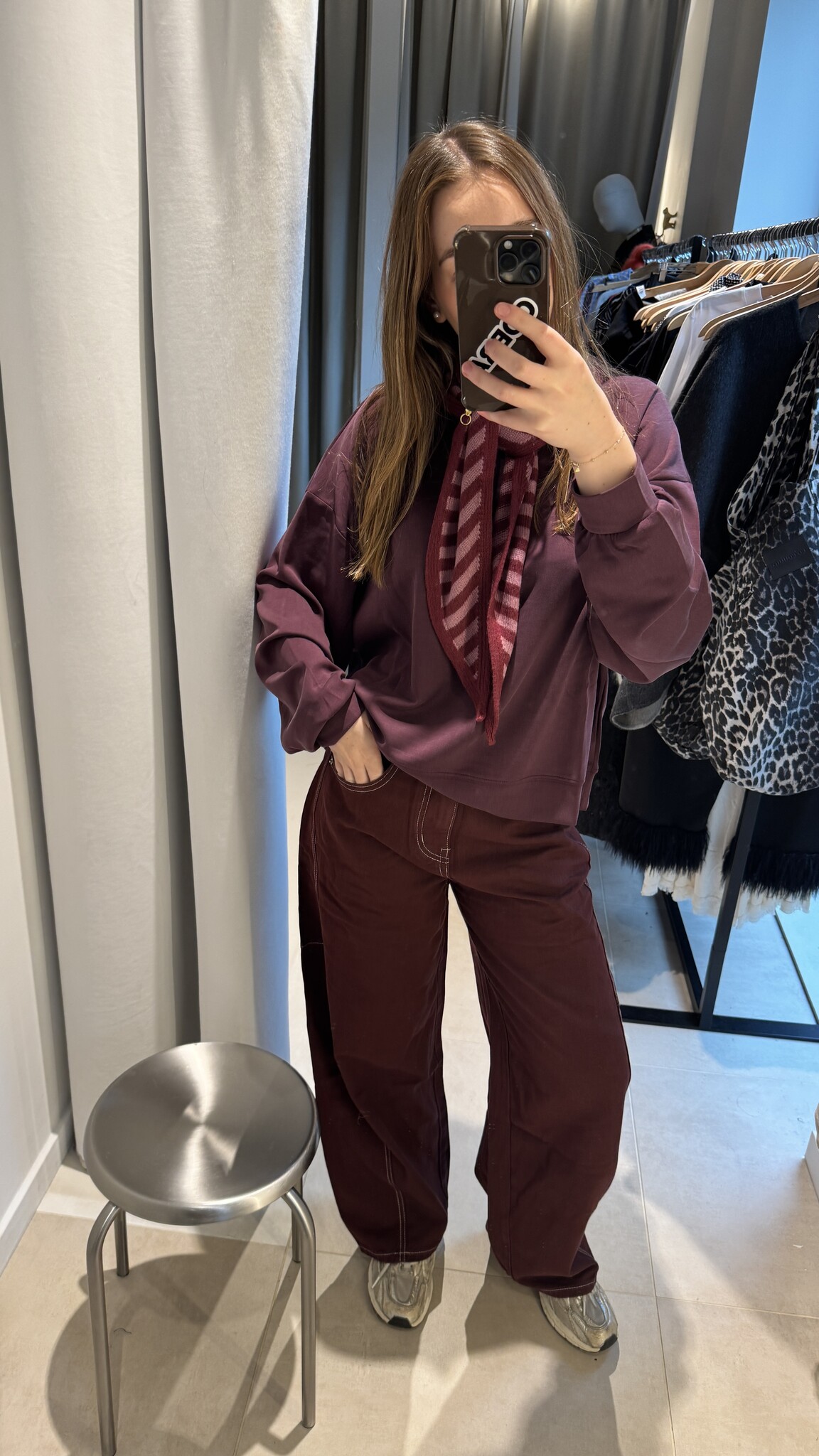 MM Jones Pants Burgundy