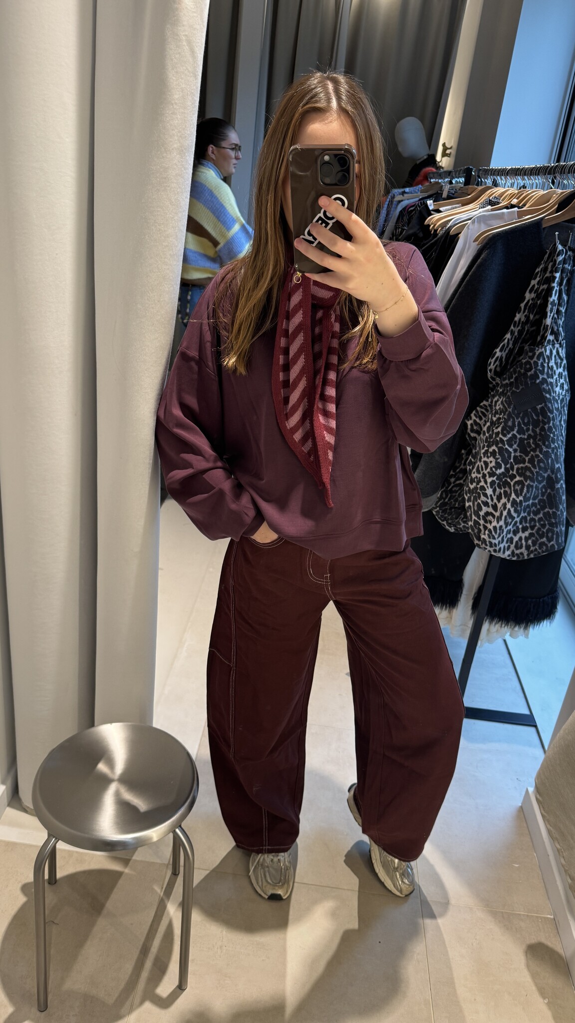 MM Jones Pants Burgundy