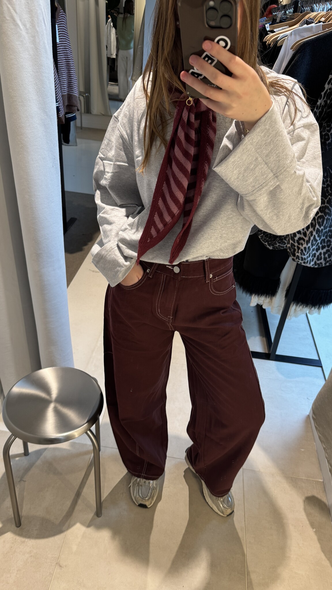 MM Jones Pants Burgundy