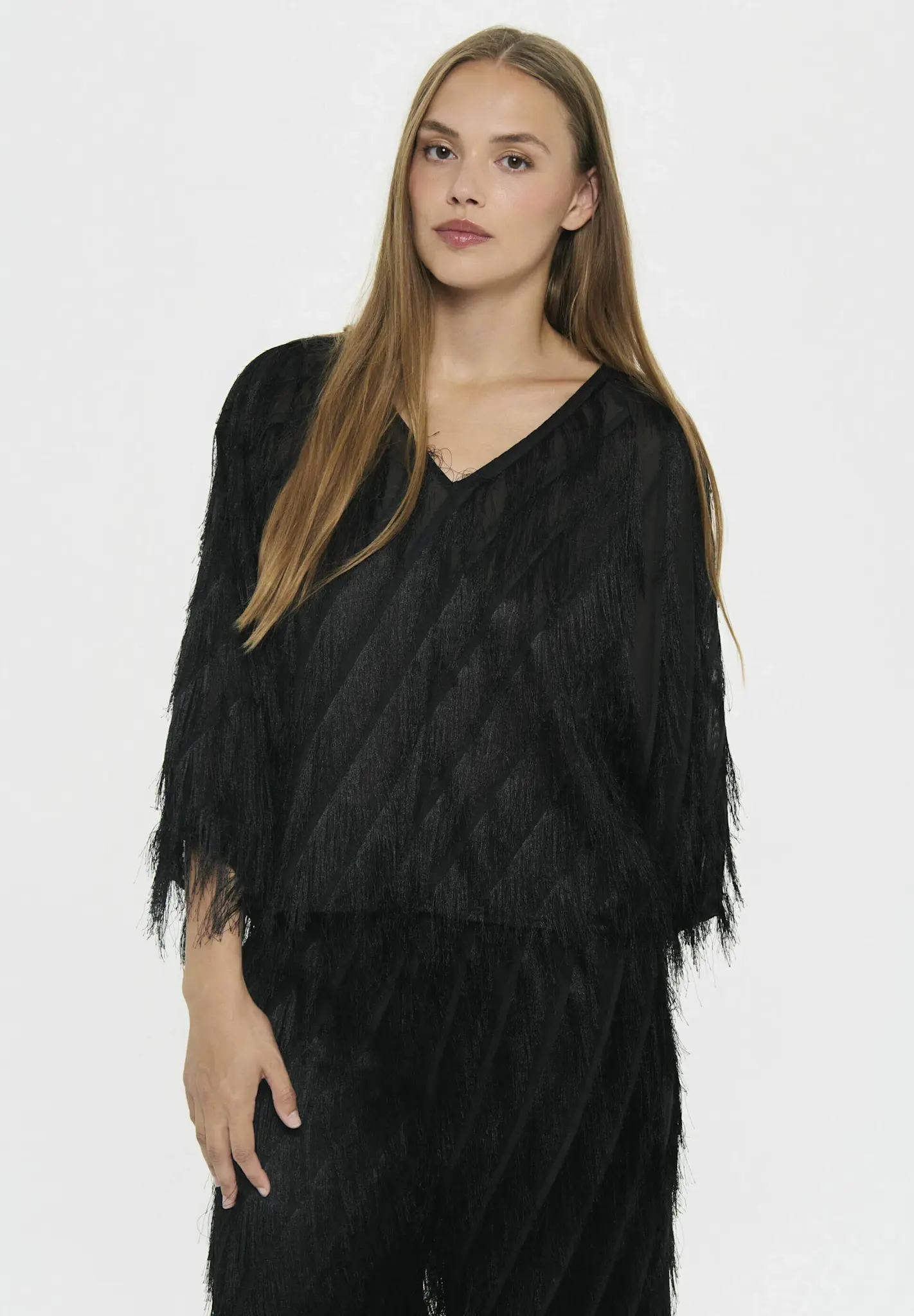 SAINT TROPEZ Nancy Blouse Black