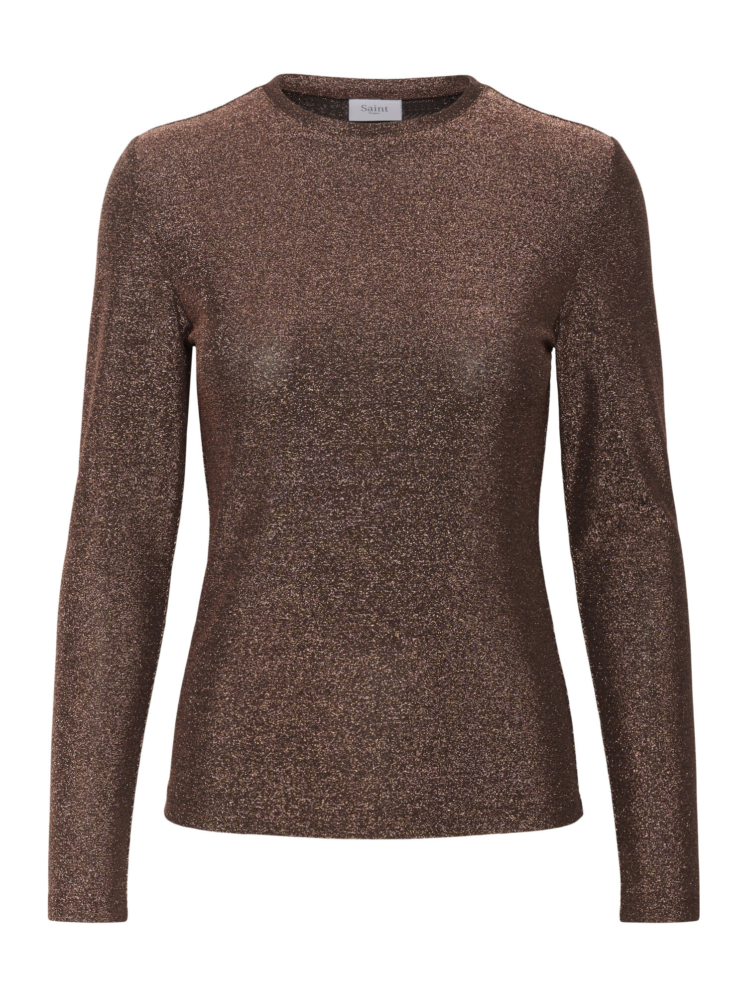 SAINT TROPEZ NoriaSZ LS Blouse Brown