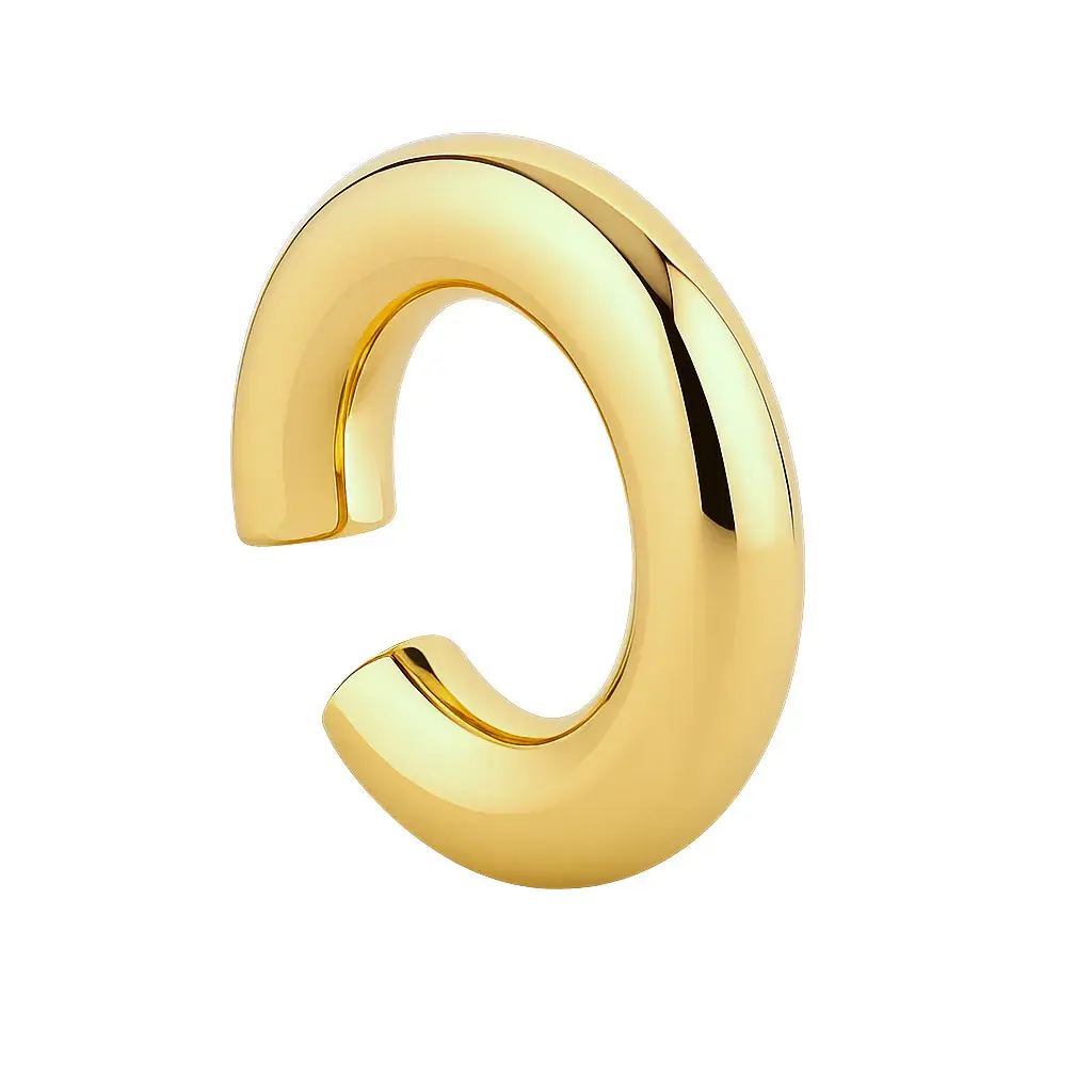 BILLION AVENUE Chunky Kos Earcuff Gold