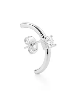 BILLION AVENUE Solit Hug Earstud Silver