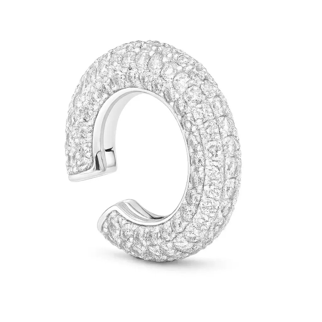 BILLION AVENUE Copy of Chunky Diamond Earcuff Gold