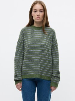 ENVII Enada LS Knit Green Stripes