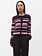 ENVII Enada LS Cardigan Plum Stripes