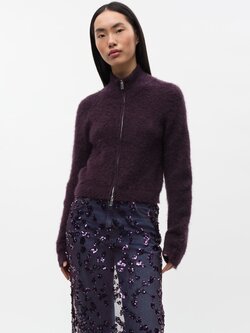 ENVII Enbessie LS Cardigan Plum