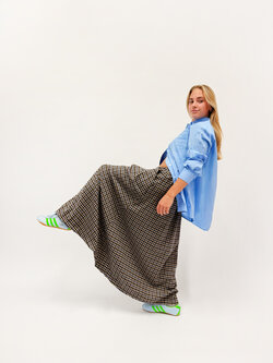 MM Copy of Olivia Skirt Checkered Brown TU