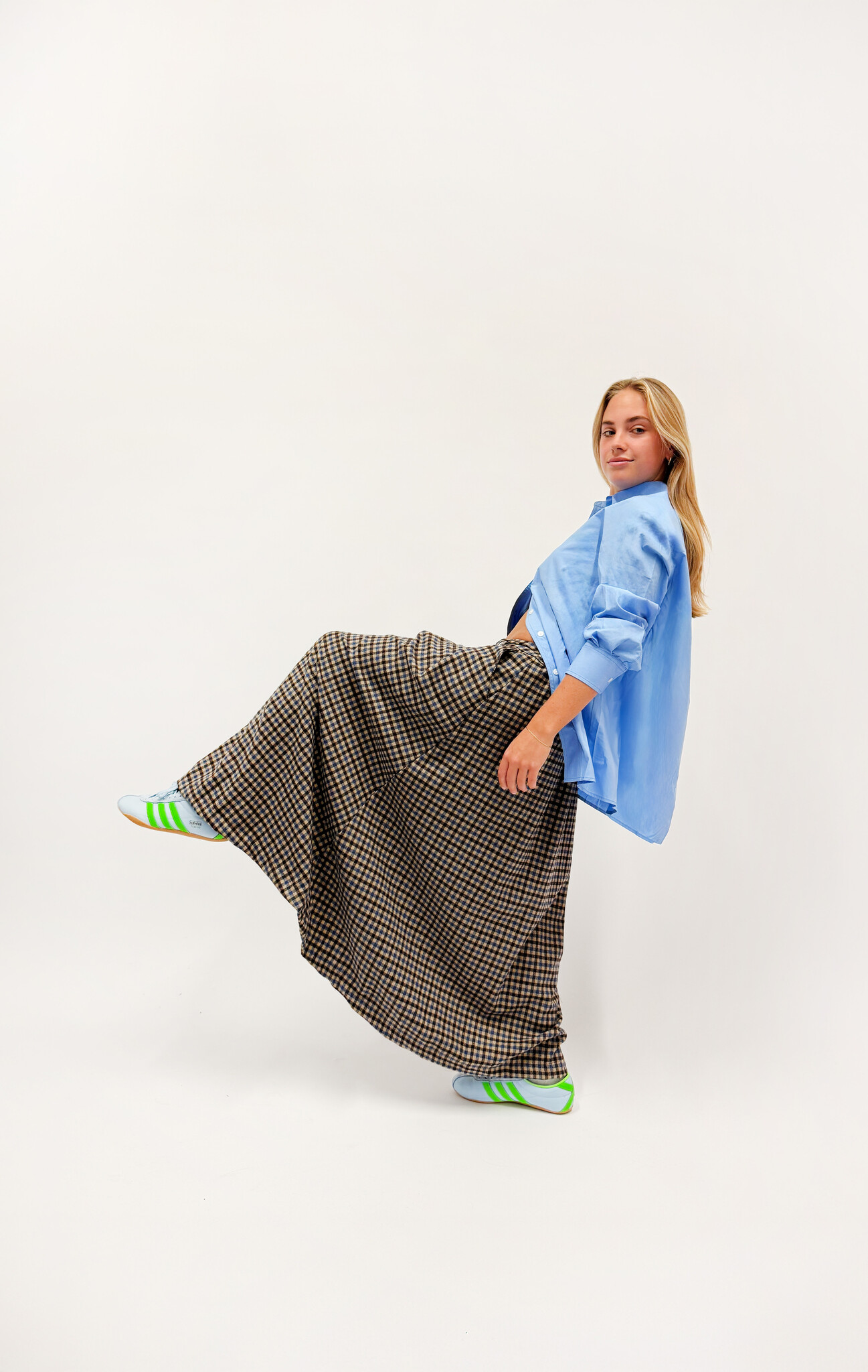 MM Copy of Olivia Skirt Checkered Brown TU