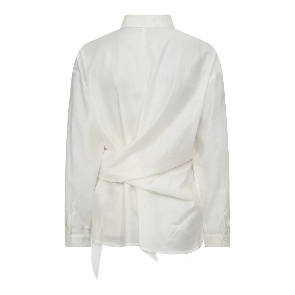 CO'COUTURE IdinaCC Tie Shirt Off White