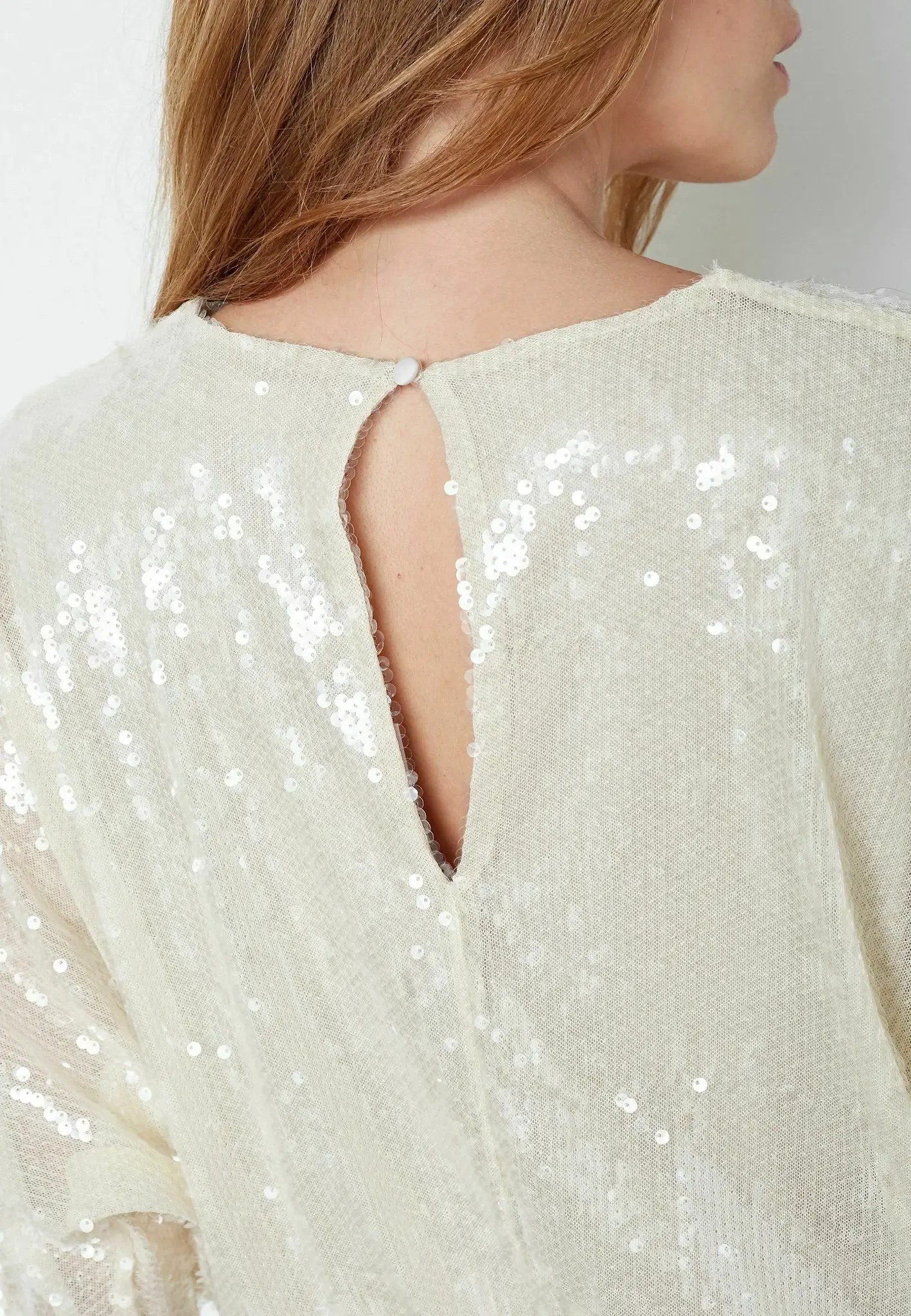 CO'COUTURE SerafinCC Sequin Dress Champagne