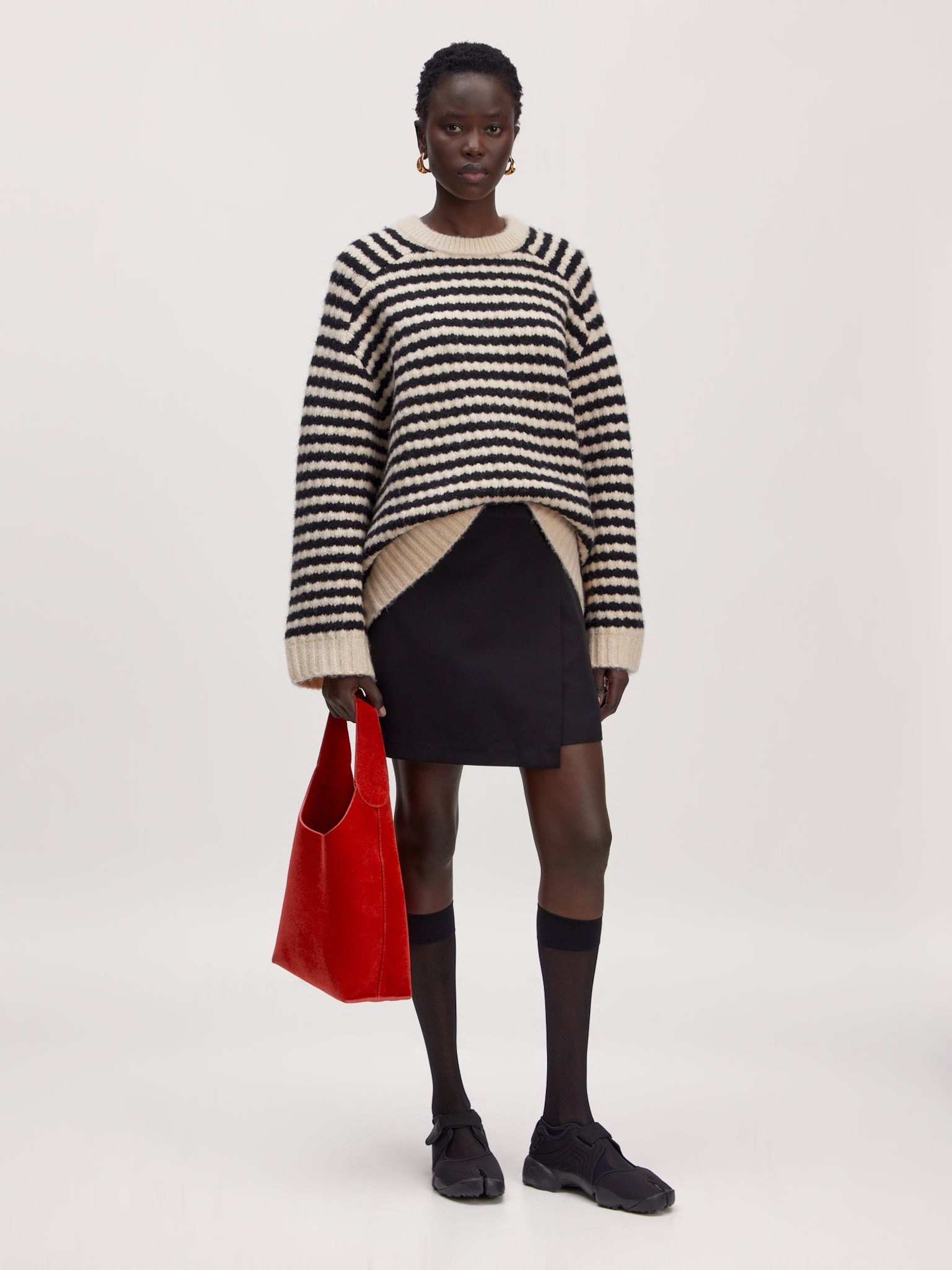 EDITED Lennon Jumper Black and Rainy Day