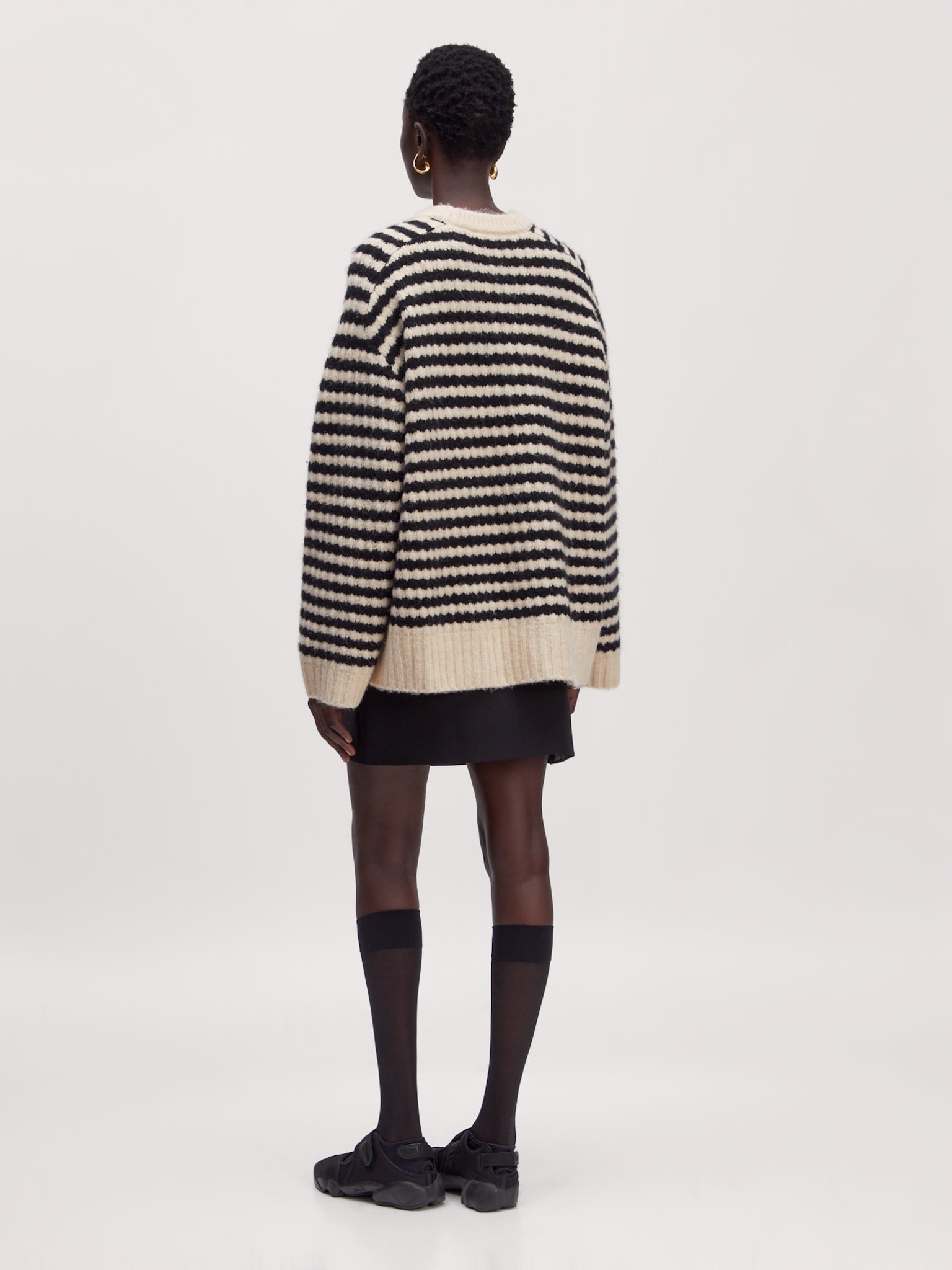 EDITED Lennon Jumper Black and Rainy Day