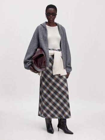 EDITED Isela Cardigan Grey Melange