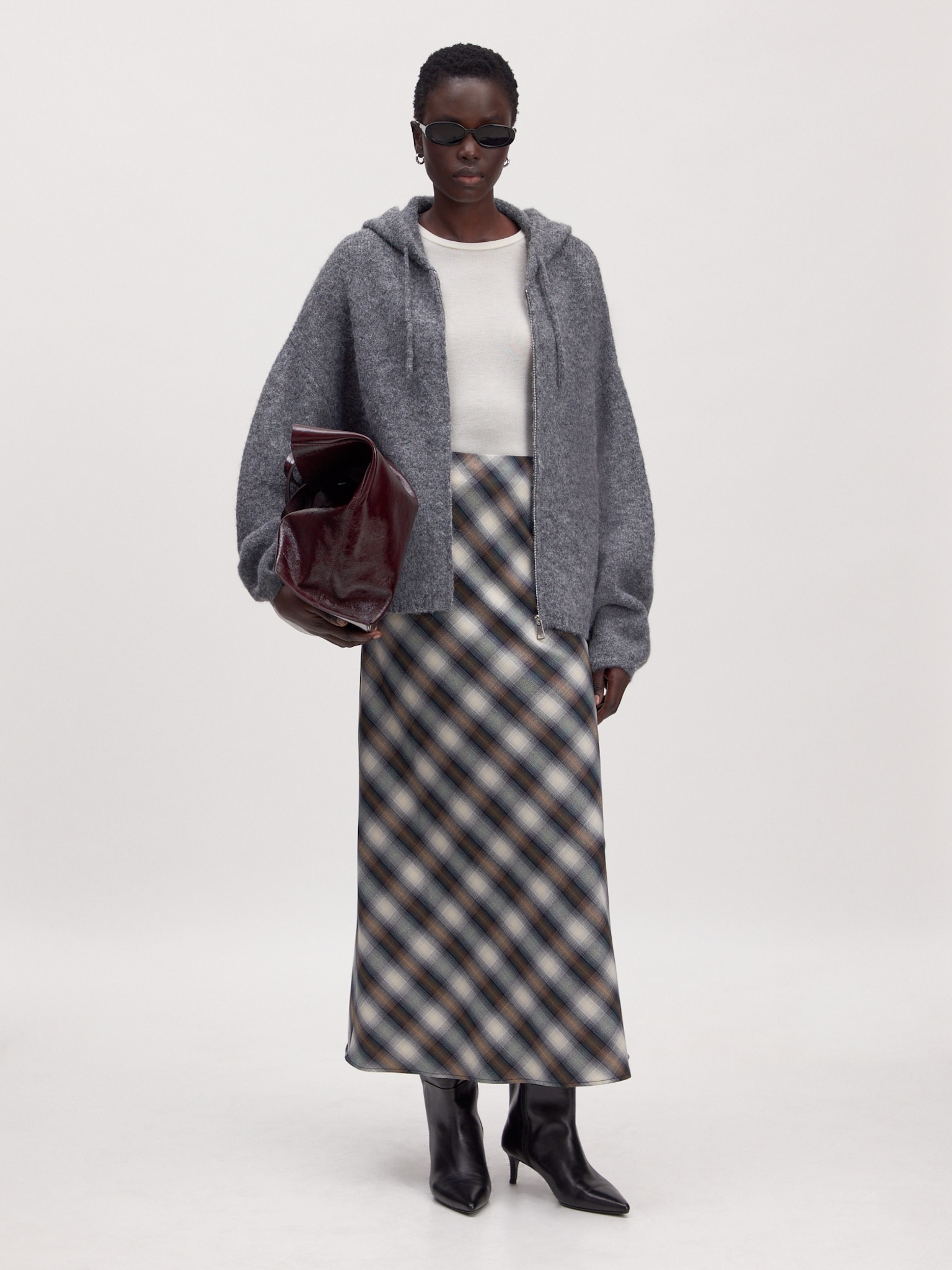 EDITED Isela Cardigan Grey Melange