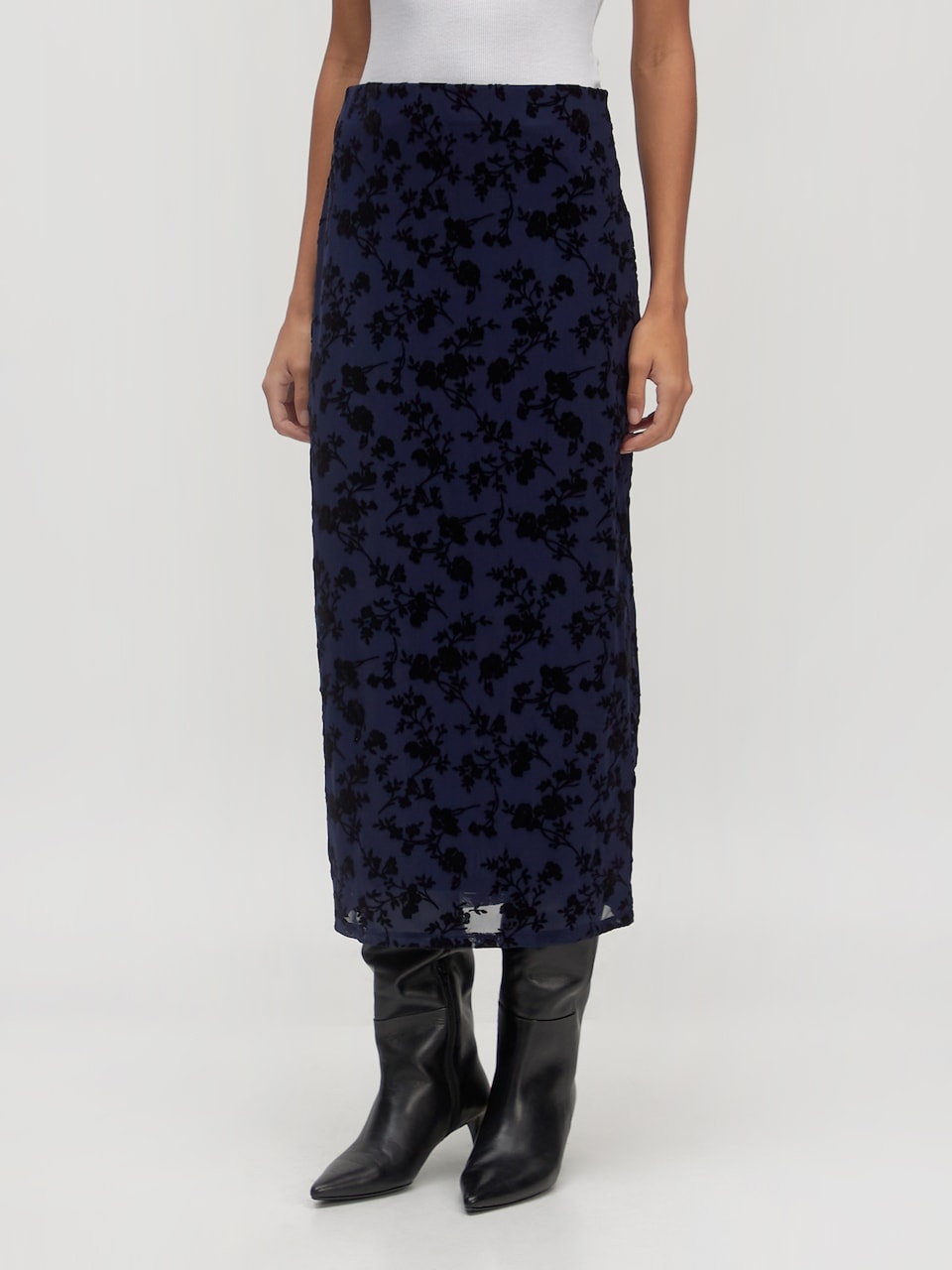 EDITED Sofia Skirt Navy