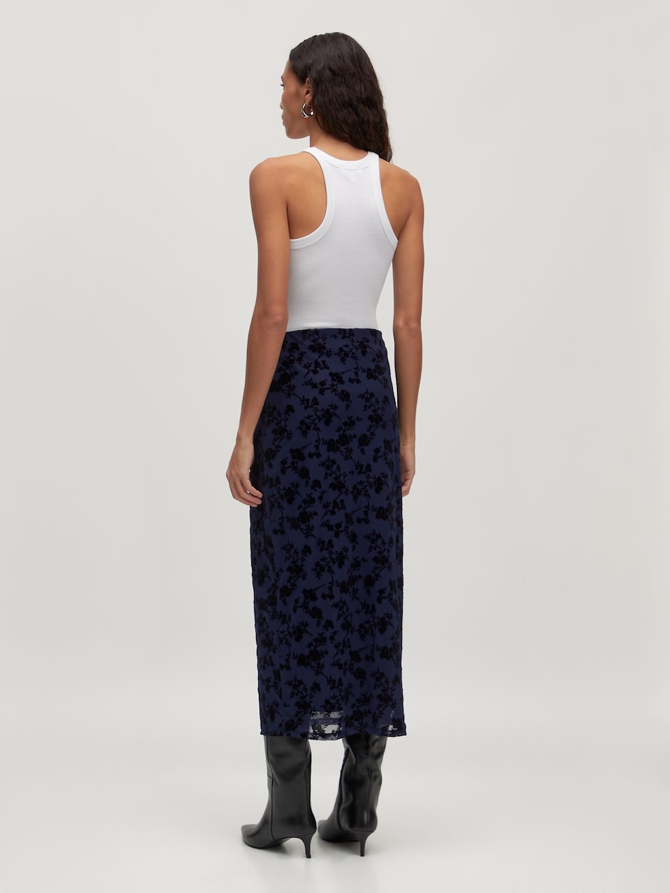 EDITED Sofia Skirt Navy