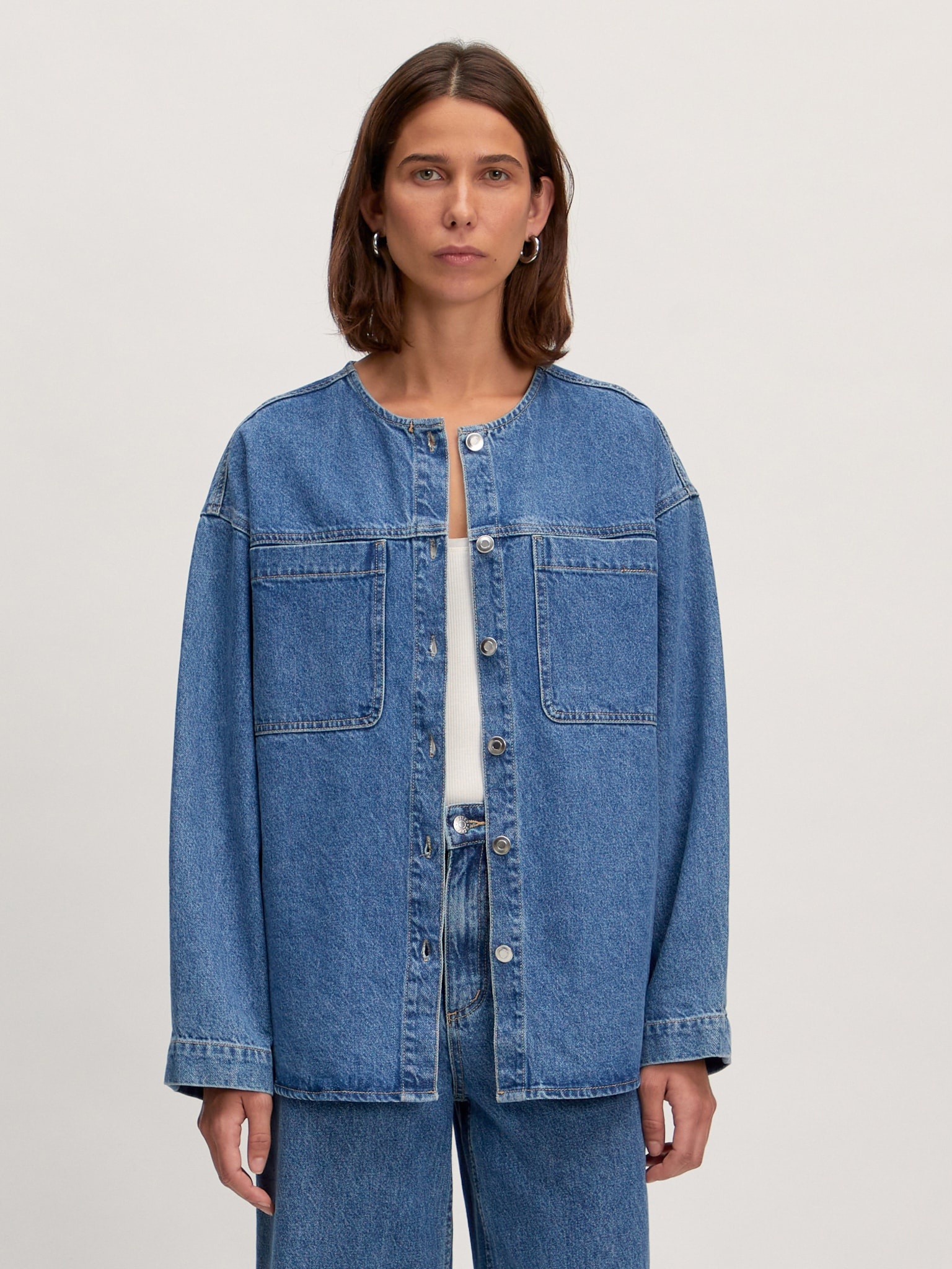 EDITED BristoL Denim Shirt - Blue