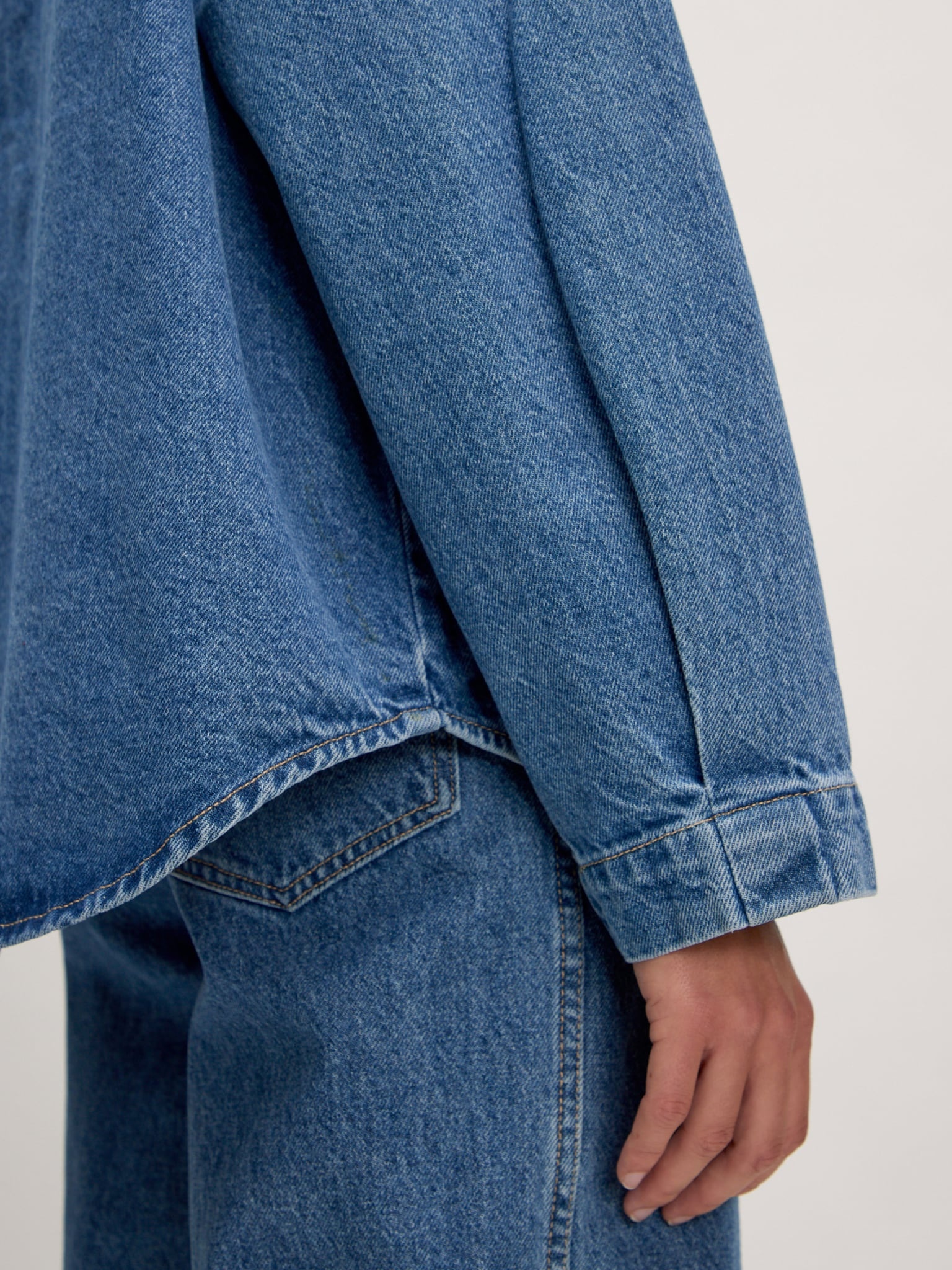 EDITED BristoL Denim Shirt - Blue