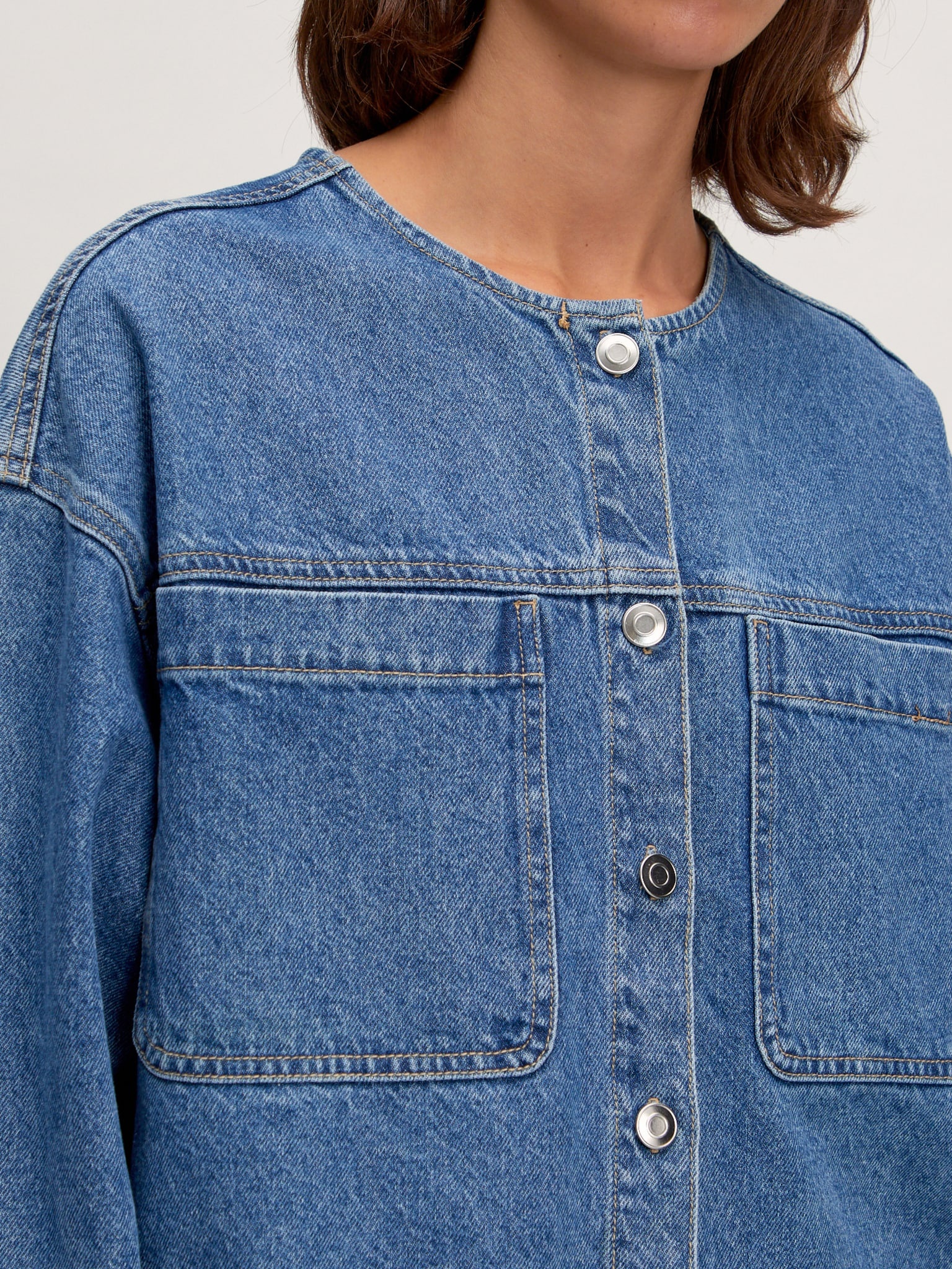 EDITED BristoL Denim Shirt - Blue