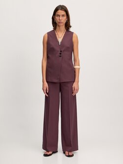 EDITED Vanessa Vest - Aubergine