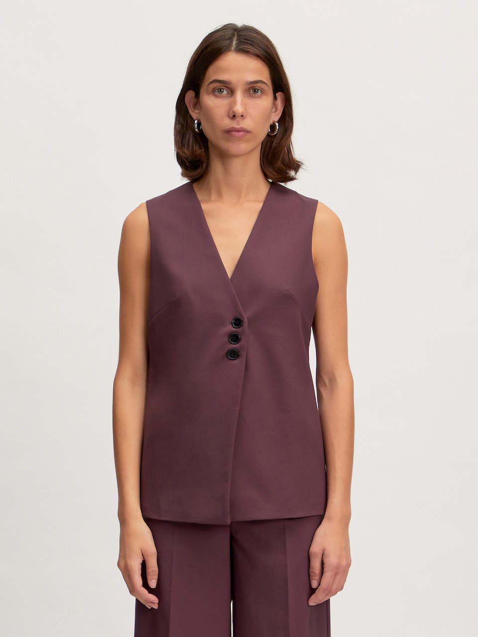 EDITED Vanessa Vest - Berry