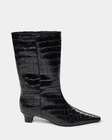 SOFIE SCHNOOR Hella SW Croco Boot Black