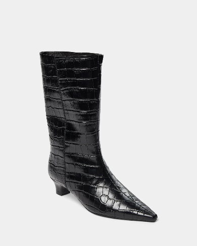 SOFIE SCHNOOR Hella SW Croco Boot Black