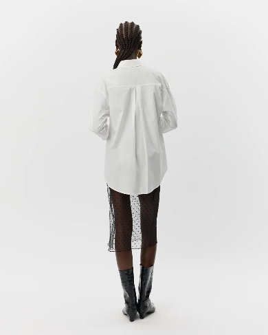 SOFIE SCHNOOR AdaleneSW Shirt White Collar Detail