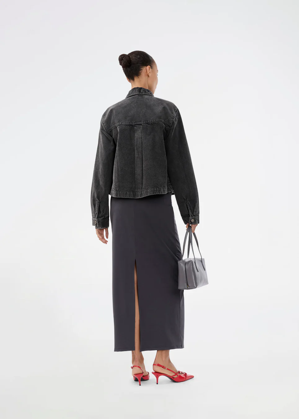 MODSTROM RiyaMD Shirt Vintage Grey Jeans