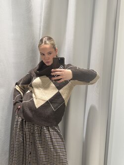 MM Melis Pull Checkered Brown TU