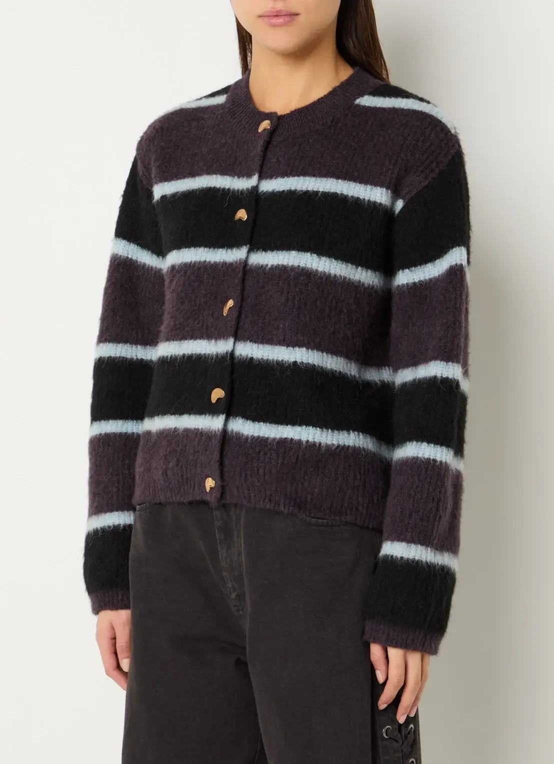 MODSTROM RafaelMD Shirt Stripe Cardigan