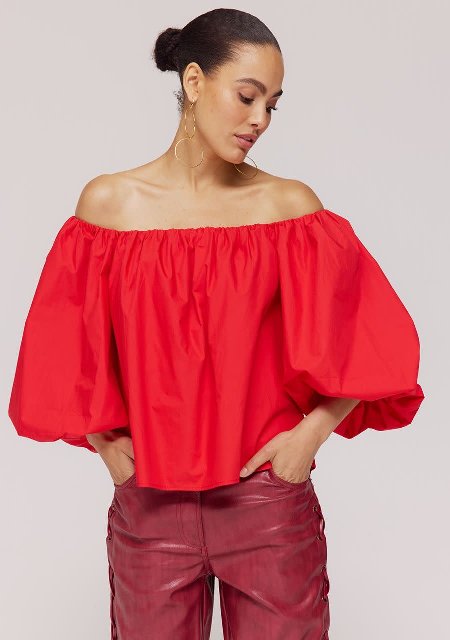 HARPER & YVE Lauren Blouse Red
