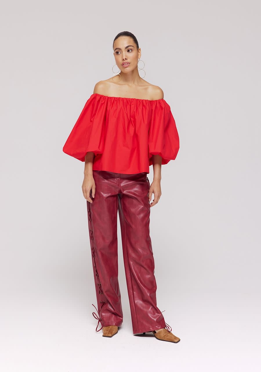 HARPER & YVE Lauren Blouse Red